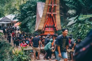 Traditional Toraja ceremony in Sulawesi, Indonesia