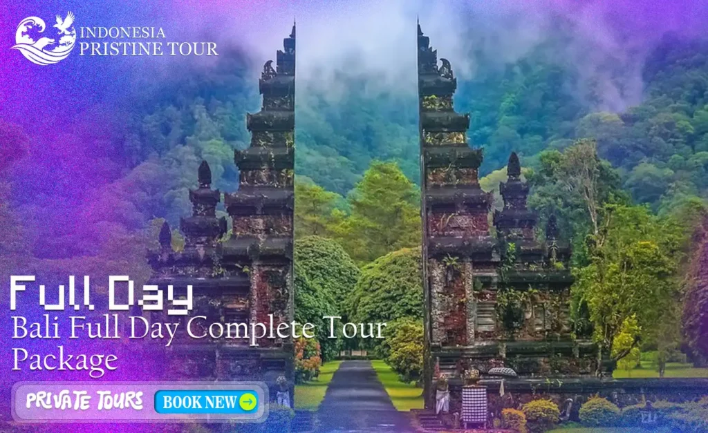 Bali full-day complete tour package showcasing temples, rice terraces, and scenic landscapes