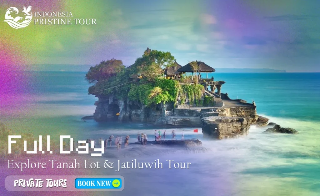 Explore Tanah Lot Temple at sunset and Jatiluwih rice terraces, UNESCO World Heritage site in Bali, Indonesia
