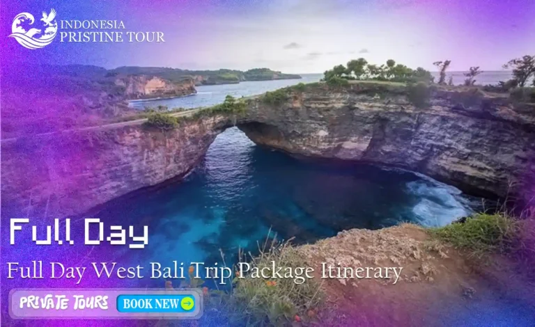Full day West Bali trip package itinerary featuring temples, beaches, and scenic landscapes.