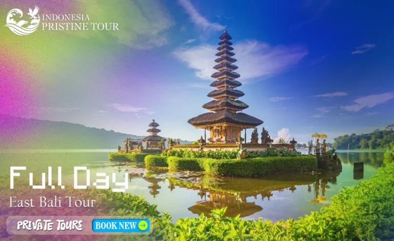 North Bali full-day tour itinerary featuring waterfalls, temples, lakes, and scenic mountain landscapes in northern Bali