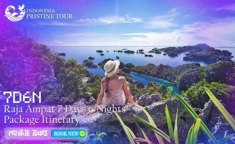 Raja Ampat 7 Days 6 Nights package itinerary with island hopping and snorkeling tours