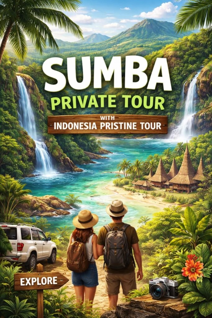 Sumba private tour exploring beaches, waterfalls, and traditional villages